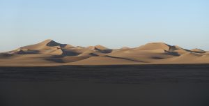 Trekking in the Lut desert Iran
