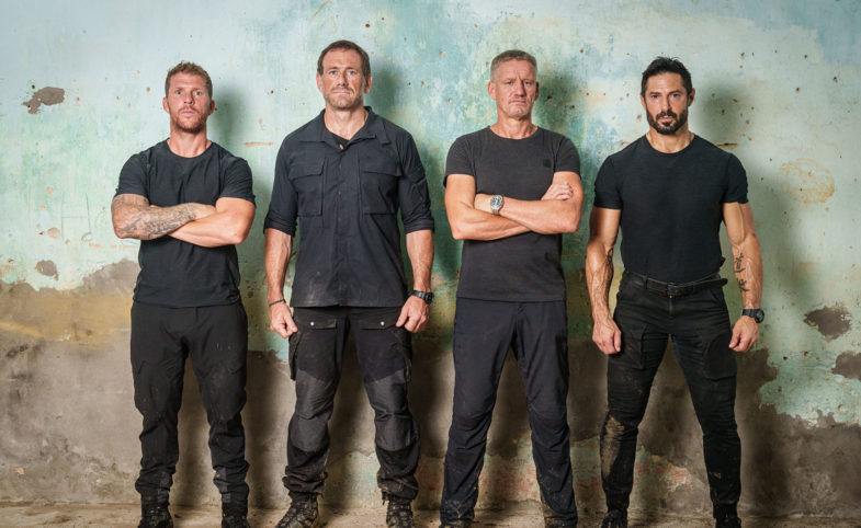 Risk management support by Secret Compass for SAS: WHO DARES WINS in high-risk filming scenarios.