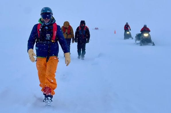 Secret Compass team in Arctic environment enabling TV production - link to Environment Page