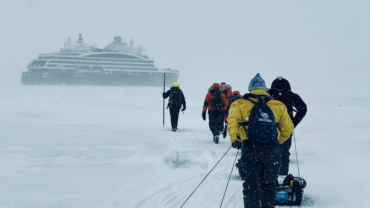 remote location on ice