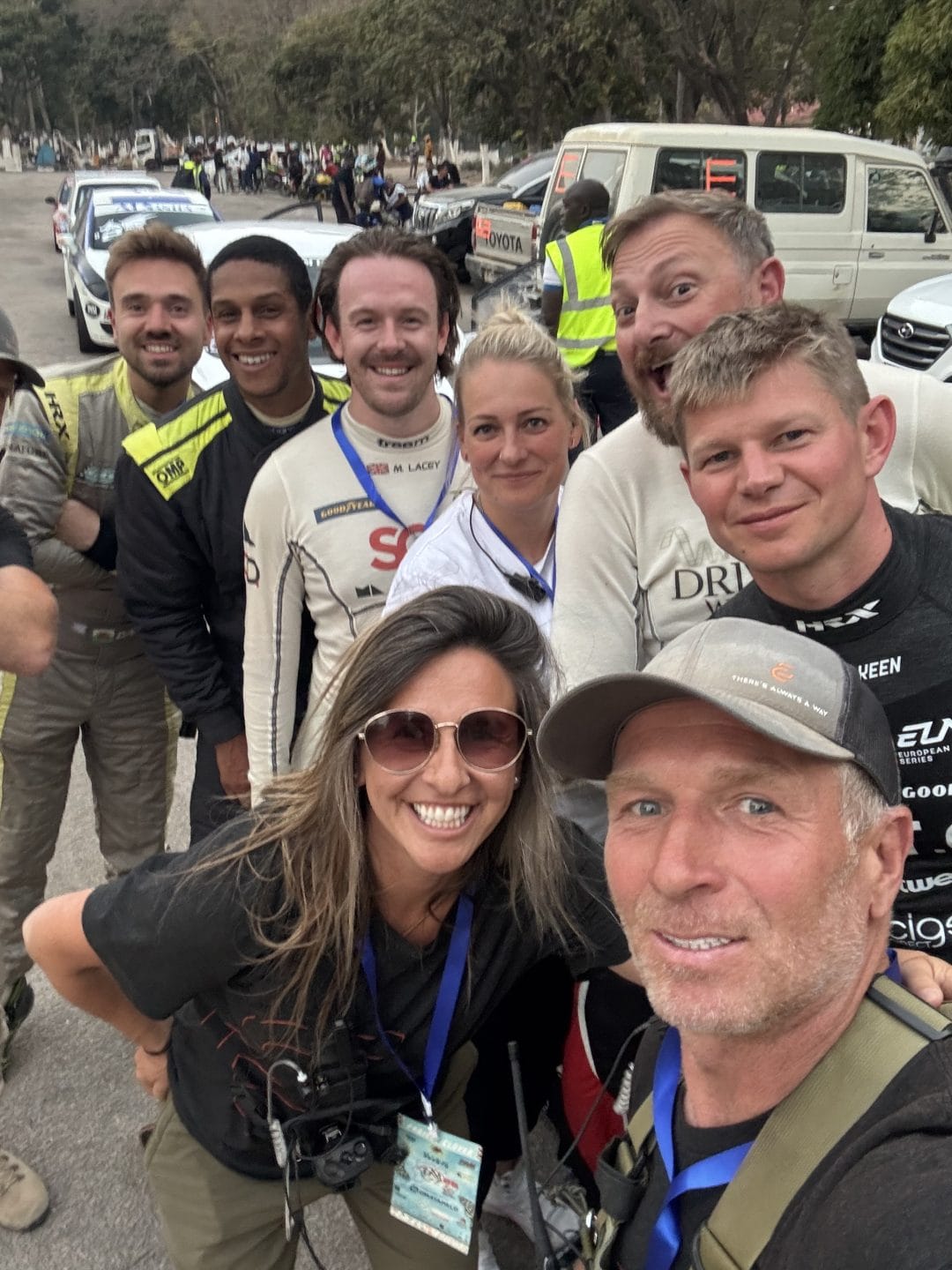 he Grand Tour safety and production team together in Lubango, Angola